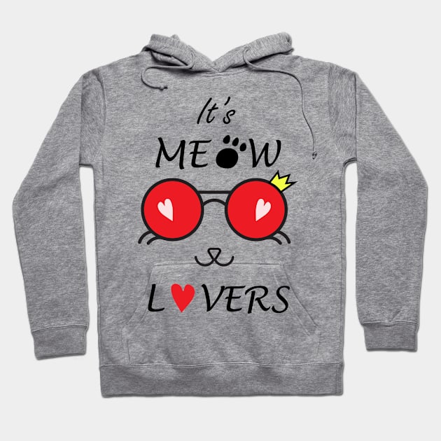 It's meow lovers Hoodie by samzizou